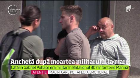 Anchetă după moartea militarului la mare