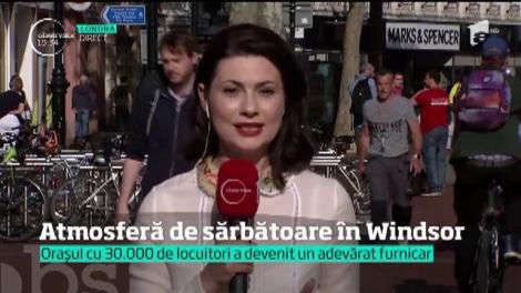 Oraşul Windsor fierbe. Mii de turişti aşteaptă &icirc;n stradă nunta