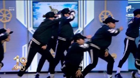 Trouble Crew, show în pași de dans, în platoul de la Neatza