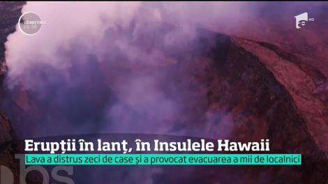 Erupții în lanț, în Insulele Hawaii
