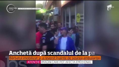 Violențe cu poliția la casa de pariuri. Bărbatul ar fi făcut scandal la casa de pariuri