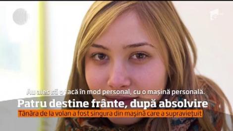 Patru destine frânte, după absolvire. Cele patru studentele și-au pierdut viața în teribliul accident