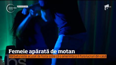 Femeie apărată de motan. Pisica îl atacă pe bărbat când acesta devine agresiv