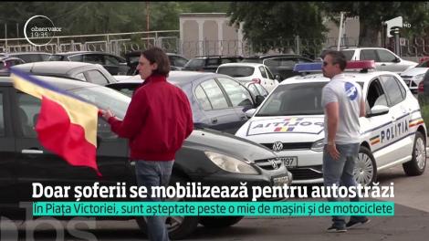 Moldova cere autostrăzi, prin cel mai mare protest motorizat!