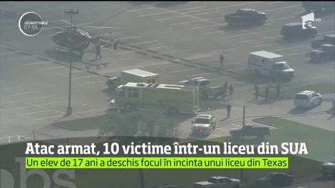 Incident violent &icirc;ntr-o şcoală din Statele Unite. 10 persoane şi-au pierdut viaţa