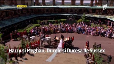 Prințul Harry și Meghan Markle au spus „Da” în fața întregii lumi! Parada mirilor pare desprinsă dintr-un basm!