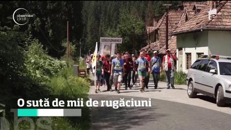 O sută de mii de credincioşi romano-catolici s-au adunat cu ocazia Rusaliilor la Şumuleu Ciuc