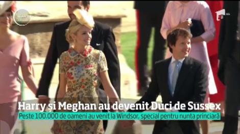 S-a scris istorie astăzi la nunta regală de la Windsor! Prinţul Harry şi Meghan Markle s-au căsătorit &icirc;ntr-o ceremonie multiculturală