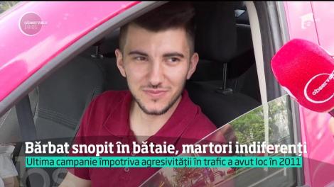 Traficul din Rom&acirc;nia arată ca o adevărată junglă. &Icirc;ncă un şofer a fost lovit &icirc;n mod sălbatic cu pumnii şi picioarele