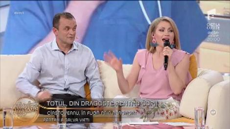 Totul pentru dragoste! Cătălin Cîrstoveanu, departe de familie pentru copii: ”A simțit o lipsă, dar am înțeles”