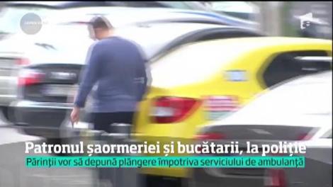 Patronul şaormeriei din Capitală, audiat în dosarul morţii băieţelului de 3 ani