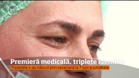 PREMIERĂ MEDICALĂ în Timişoara: O mămică a adus pe lume trei GEMENE IDENTICE. MIRACOLUL se întâmplă o dată la 100.000 de naşteri