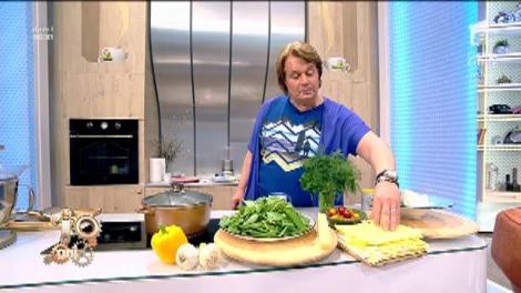 Reţeta zilei! Vlăduț gătește "Lasagna RS"