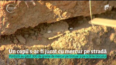 Alertă maximă! Mercur găsit în fața unui bloc din Drobeta Turnu Severin
