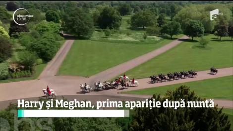 Harry și Meghan, prima apariție după NUNTA REGALĂ. Ținuta proaspetei ducese face înconjurul lumii: Cum a putut să se îmbrace?