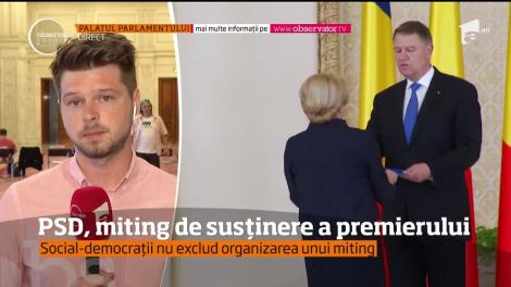 PSD, miting de susținere a premierului