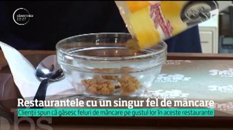 Restaurantele cu un singur fel de mâncare, noua modă în România