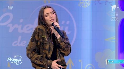 Daria Crișan cântă live melodia „Love on the brain”
