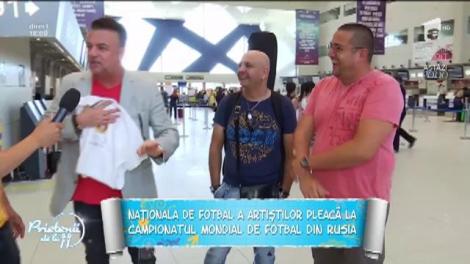 Naționala de Fotbal a Artiștilor pleacă la Campionatul Mondial de Fotbal din Rusia