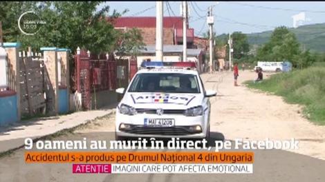 Nouă oameni şi-au pierdut viaţa pe o autostradă din Ungaria, din cauză că şoferul microbuzului în care se aflau transmitea în direct pe Facebook