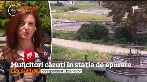 Muncitori căzuți &icirc;n stația de epurare