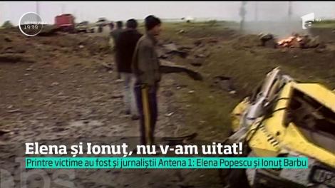 MIHĂILEȘTI, 14 ANI. Tragedia care a îndoliat 18 familii și a retezat viitorul strălucit a doi jurnaliști.  Elena și Ionuț, nu v-am uitat!