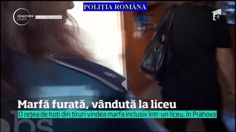 Procurorii au descoperit mărfuri furate, într-un liceu din Prahova