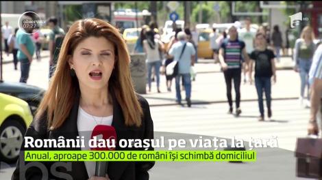 Tot mai mulţi români lasă aglomeraţia şi traiul scump de la oraş pentru viaţa liniştită de la ţară