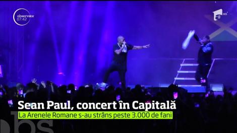 Superstarul jamaican Sean Paul a concertat în Capitală