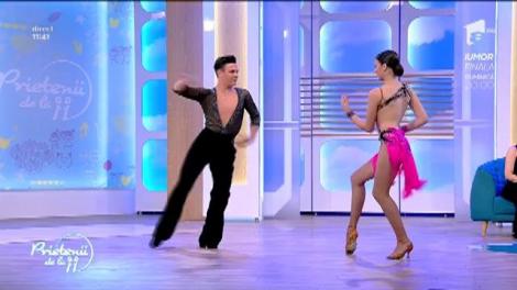 Valentin și Alexandra, dans spectaculos la Prietenii de la 11