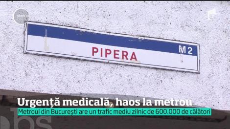 10 minute au fost blocate trenurile de metrou în subteran, ticsite de pasageri. Zeci de mii de oameni s-au îmbulzit, iar mai bine de o oră, peroanele şi garniturile au fost arhipline