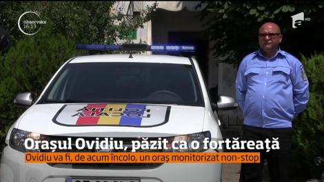 Oraşul Ovidiu, păzit ca o fortăreață