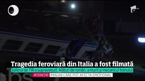 Imagini șocante! Tragedia feroviară din Italia a fost filmată