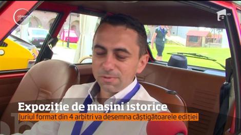 Expoziție de mașini istorice, în Cetatea din Târgu-Mureş