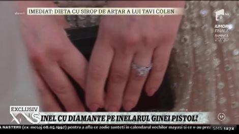 Party la piscină cu crema showbiz-ului. Gina Pistol s-a afișat la eveniment cu un inel cu diamante