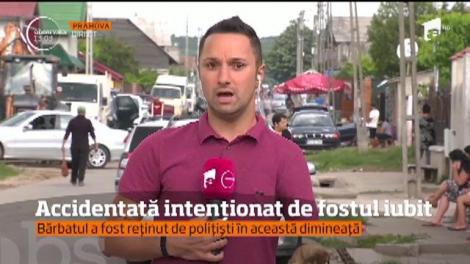 O tânără de 21 de ani a fost călcată intenţionat cu maşina de fostul iubit, într-o localitate din județul Prahova