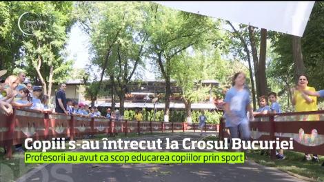 Copiii s-au întrecut la Crosul Bucuriei