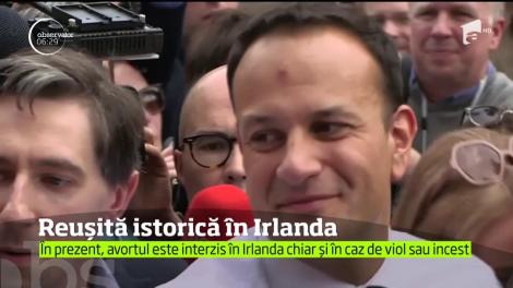 Reuşită istorică în Irlanda. Oamenii au votat în proporţie de 66,4% schimbarea actualei legislaţii asupra avortului