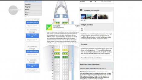 Tips&Trips. Care sunt cele mai confortabile și cele mai puțin confortabile locuri dintr-un avion