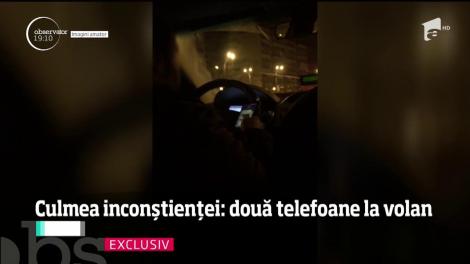 Telefonul la volan este boală grea pentru şoferii rom&acirc;ni