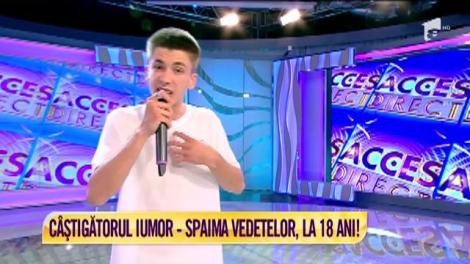 Are 18 ani și rimele la el! Andrei Cojocaru, câștigătorul iUmor, a făcut din nou show!
