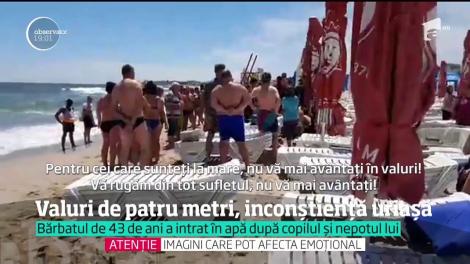 Un tată a fost eroul copilului şi nepotului său. S-a aruncat &icirc;n marea furioasă şi i-a salvat cu preţul vieţii sale