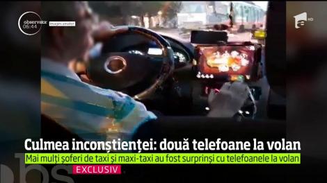 Zeci, poate sute de şoferi de taxi sau de microbuz se joacă zilnic cu viaţa călătorilor.