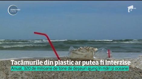 Din cauza poluării, Uniunea Europeană vrea să elimine plasticul din magazine