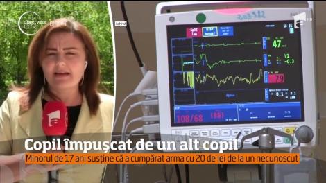 Copil împușcat de un alt copil. Minorul de17 ani susține că a cumpărat arma cu 20 de lei de la un necunoscut