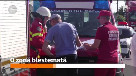 O zonă blestemată. Accidentele s-au produs la câtiva kilometri distanță