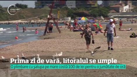 Prima zi de vară, litoralul se umple