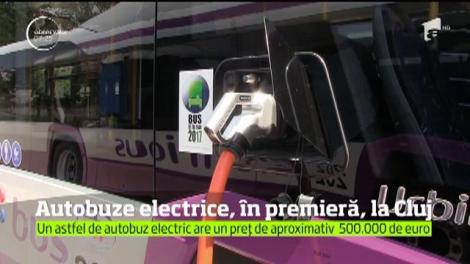 Cluj Napoca este primul oraş din România în care au fost introduse autobuze electrice