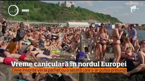 Vreme caniculară în nordul Europei