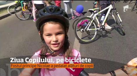 Ziua Copilului, pe biciclete! Fostul principe Nicolae a pedalat alături de copii. Oare se pregătește să fie tată?